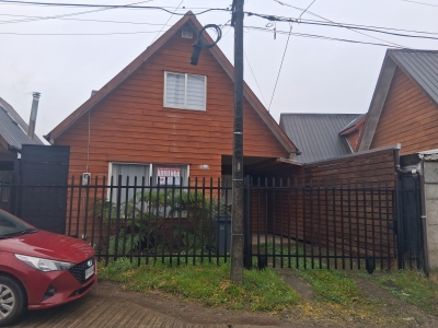 Arriendo de Casa  en Valdivia, sector Villa Galilea, Valor 650.000
